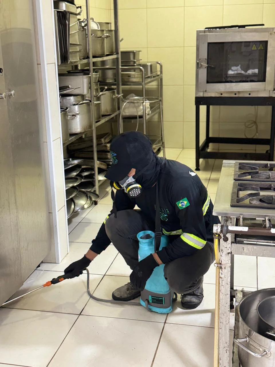 Aplicação profissional em cozinha e ambiente comercial