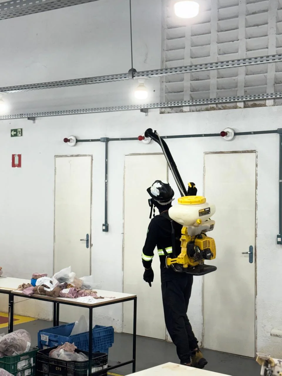 Equipamento em ambiente industrial