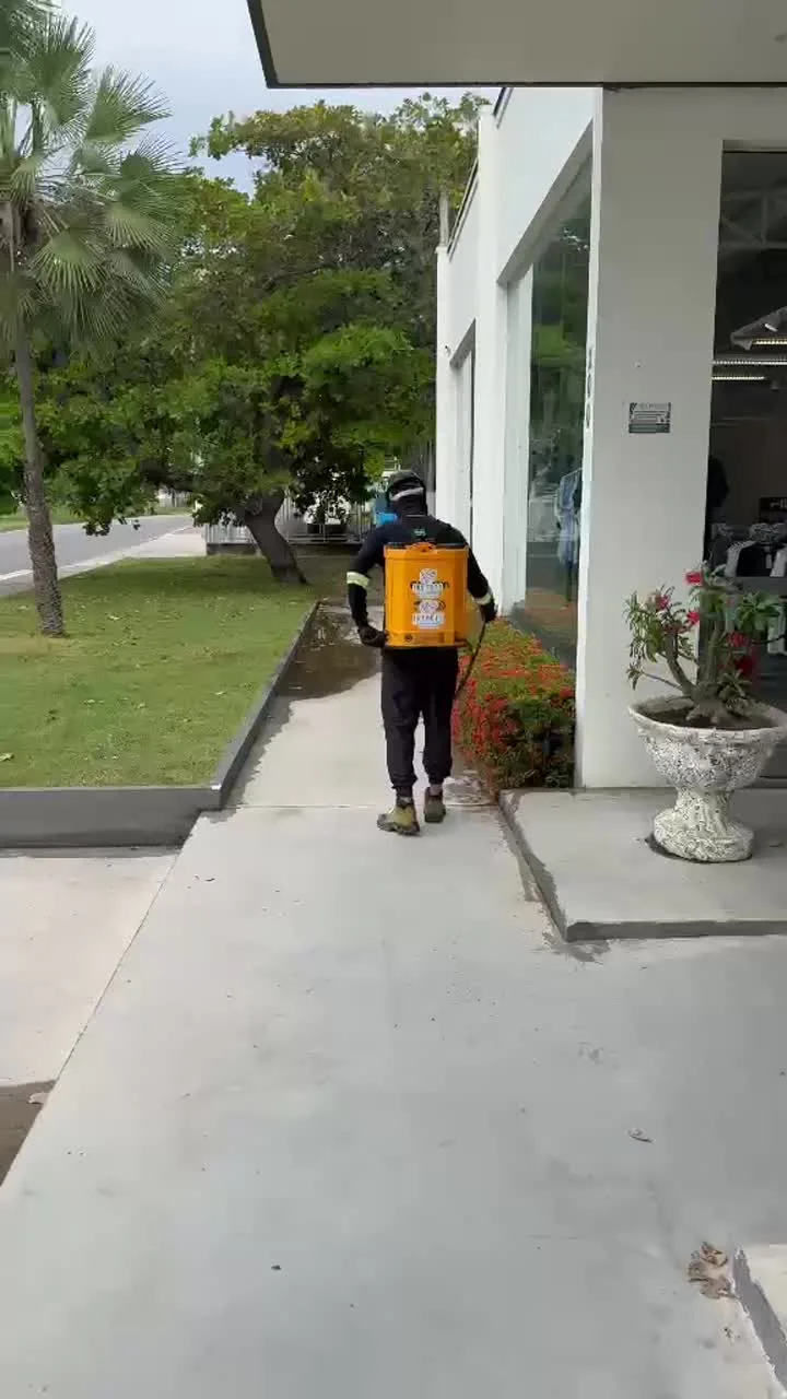 Vídeo de controle em área externa
