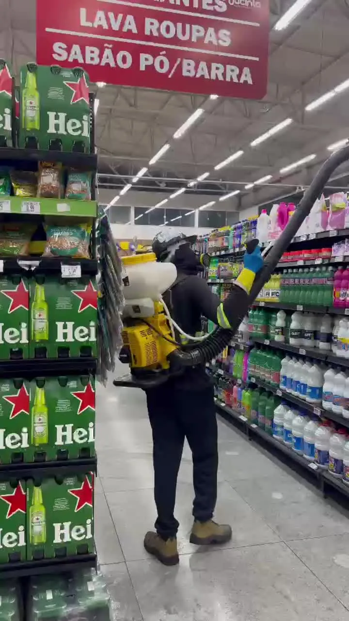 Vídeo em supermercado
