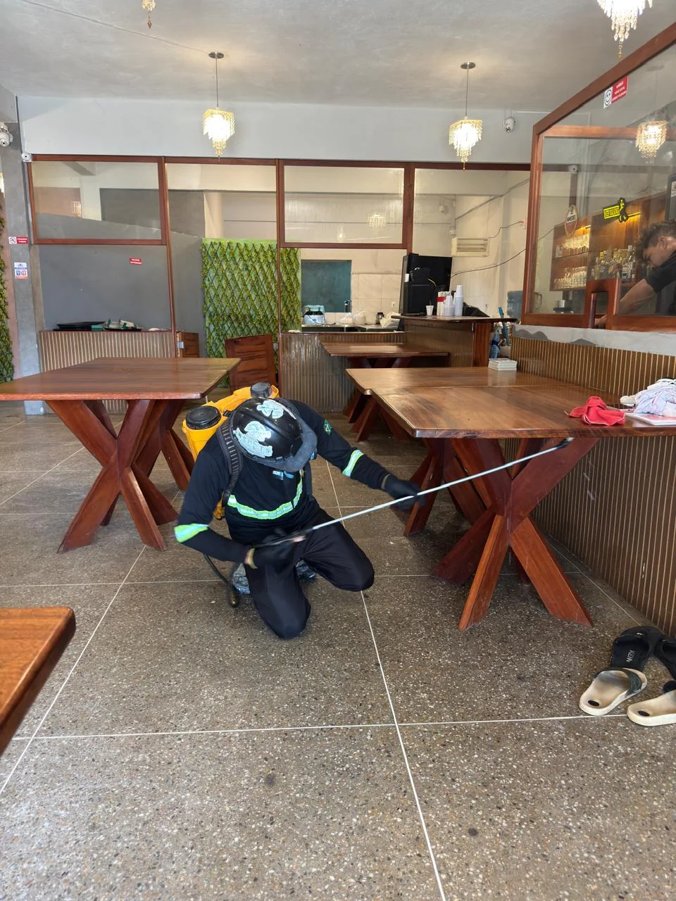 Aplicação em restaurante